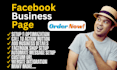 create professional facebook business page