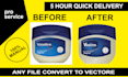 do redesign vector tracking, convert raster to vector