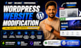 do wordpress elementor website customization and edits