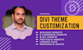 create website with divi theme customization