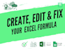 create and fix excel formula