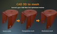 convert your 3d cad files into optimised mesh files