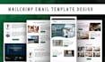 design editable mailchimp email template, HTML email template