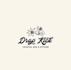 design drop kick cocktail bar and kitchen logo