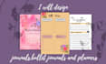 deisgn planner, bullet journals, journals for you