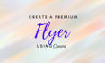 create a simple flyer using canva