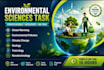 assist with environmental sciences tasks in 15 hours