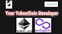 create erc20 token, polygon token