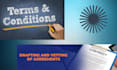 write your privacy policies and website terms and conditions