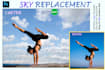 do image background sky replacement or change professionally