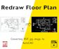 redraw building floor plan