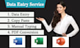 do data entry job