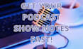 write podcast description and show notes for you in one day