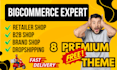 do custom design, redesign, and development bigcommerce store