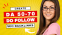create high authority niche related backlinks