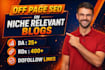 build high da dofollow contextual SEO backlinks using niche edit link insertion