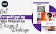 create wix dropshipping website, wix ecommerce website, wix website, wix