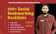 create social bookmarking backlinks for better ranking
