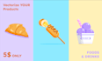 vectorize food or drink product illustration