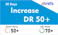 increase domain rating ahrefs DR using high authority dofollow seo backlinks