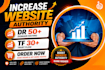 increase your website DR 50 tf 30