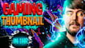 design an epic gaming thumbnail