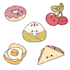 design cute kawaii character,doodles,mascot,stickers,tshirt