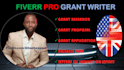 write a professional grant proposal and grant research