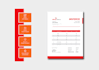 design professional invoice and letterhead