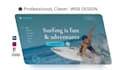 design high quality web design, clean UX UI