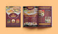 do digital, food, restaurant menu design with flyer