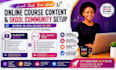 setup skool community create skool online course content and skool course upload
