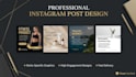 design attractive instagram post graphics