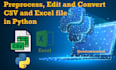 create a script to automate CSV file processing in python