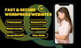 develop digital marketing agency website or modern business website in wordpress