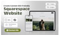 create a custom squarespace website design redesign with SEO