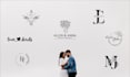 do custom wedding logo, beautiful initials, monogram, photography, signatures