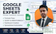 design custom excel or google sheets tracker template