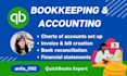 quickbooks clean up set up bookkeeping and reconciliation in quickbooks online