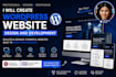 create wordpress website design and development