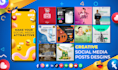 make creative social media post design and template in 24hours