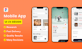 do mobile app design UI UX and prototype in figma
