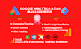 setup google analytics,ga4,gtm,events,goal,ads conversion tracking