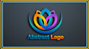design a wonderful editable abstract logo
