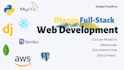 build custom python django react website flask  webapp