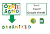 arranged your excel google sheets data entry input