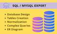 design database, mysql, sql queries, and er diagram
