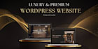 create luxury and premium website wordpress