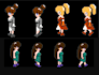 create a 2d, pixel character sprites for your game