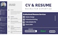 create a professional resume, cv, cover letter, or curriculum vitae
